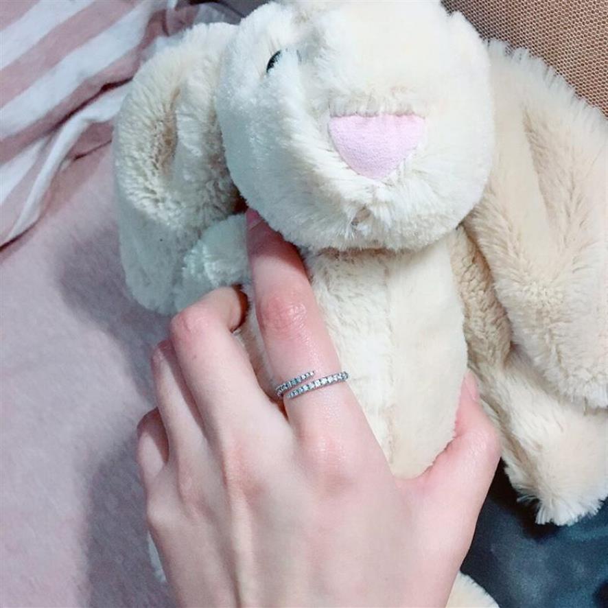 

arrival Women CZ Diamond meteor Rings with Original Gift Box for Pandora 925 Sterling Silver Open Ring Set265u