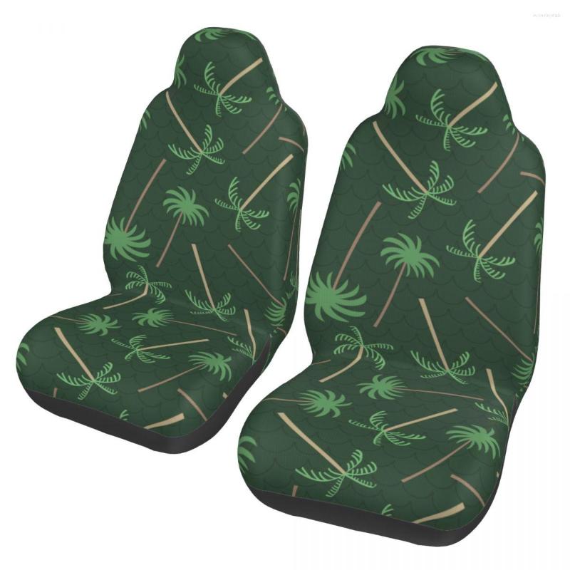 

Car Seat Covers Tropical Palm Trees Universal Cover Auto Interior Suitable For All Kinds Models Polyester Fishing
