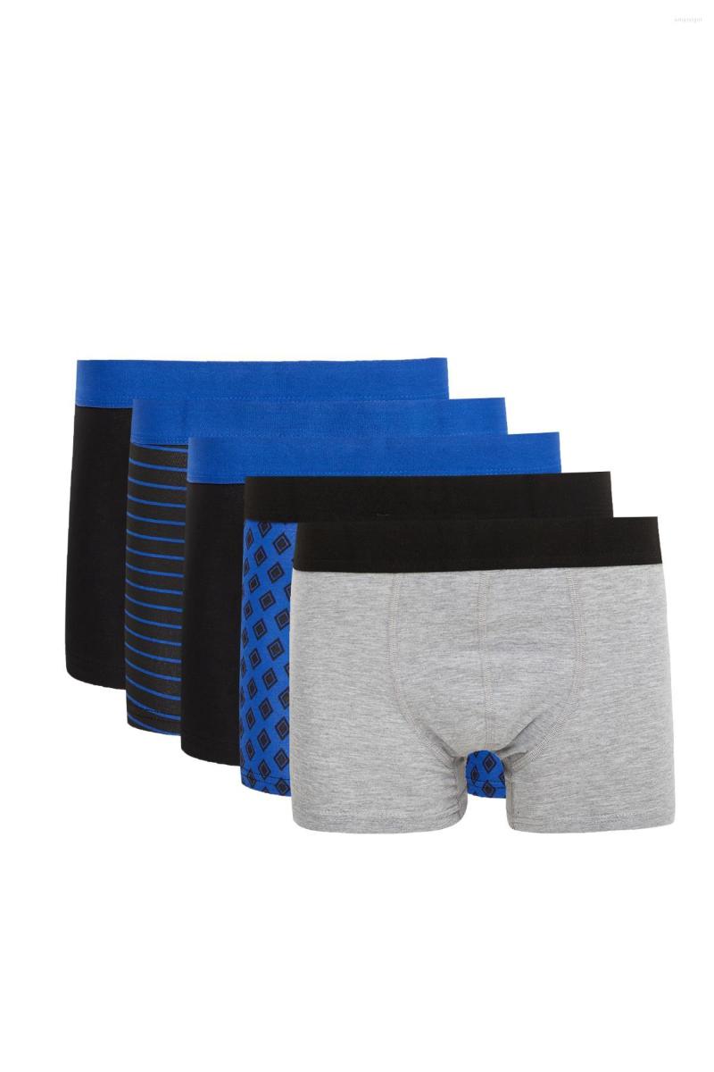 

Underpants DeFacto Man Knitted Boxer-N9337AZ20AU, Blue color