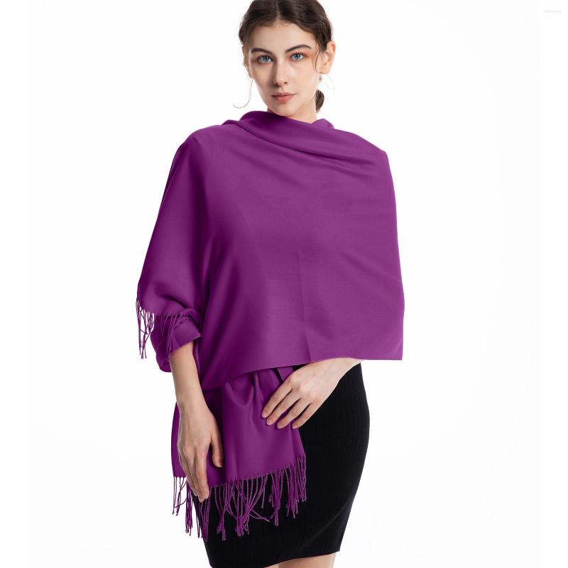 

Scarves Oeak Women 2023 Winter Scarf Solid Thick Cashmere Neck Head Warm Hijabs Pashmina Lady Shawls And Wraps Bandana Tassels
