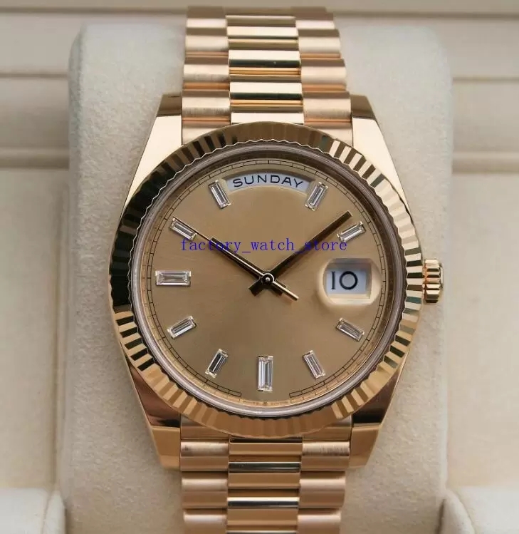 

With original box watch master 41mm meteorite dial week calendar 228206 228235 228238 116610 diamond nail presidential men's automatic watches Wristwatches, Style 5 original box+watch