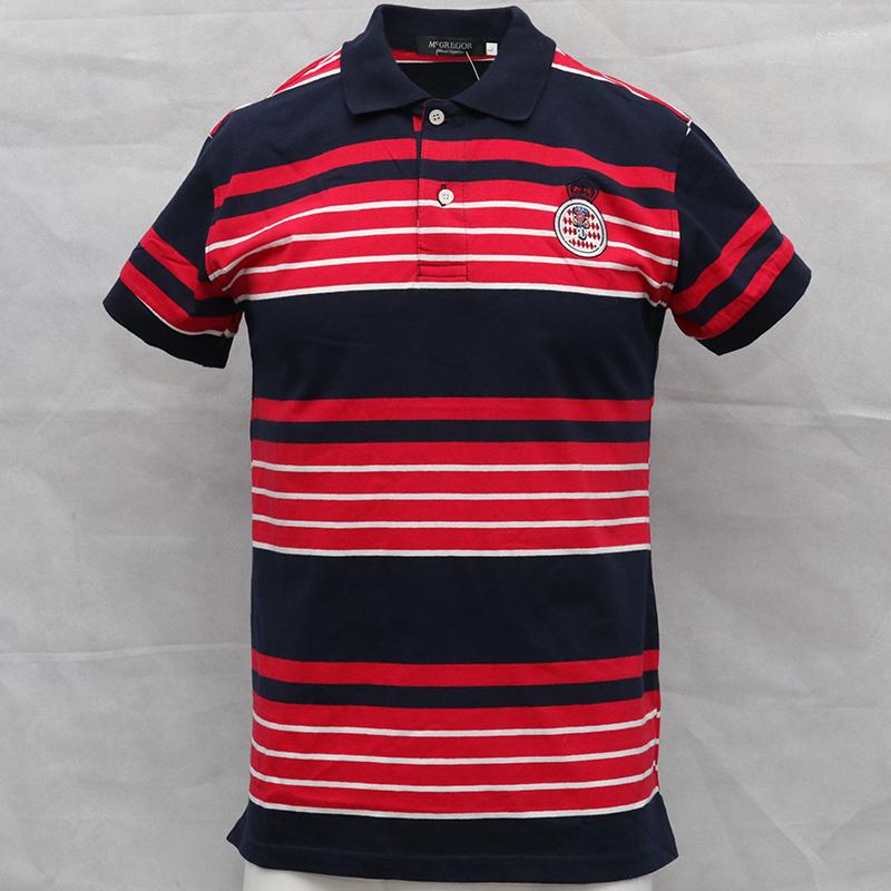 

Men's Polos Hombre Top Men Short Sleeve Casual McGREGO Polo Shirt Fashion Camisa Embroidered Masculine Homme Asia Size, Beige