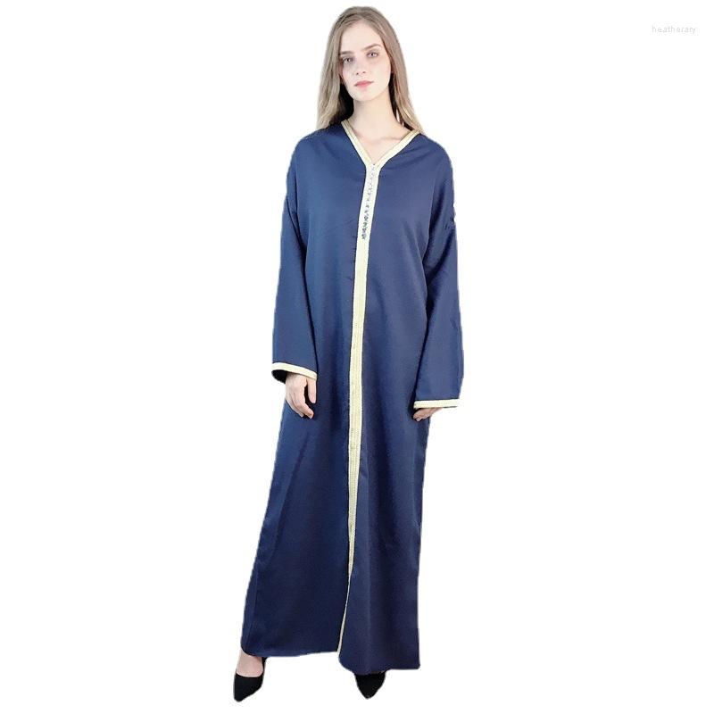 

Ethnic Clothing Women Muslim Dress Ramadan Abaya Dubai Kaftan Turkey Robe Caftan Marocain Djellaba Femme Hijab Dresses Fashion Clothes