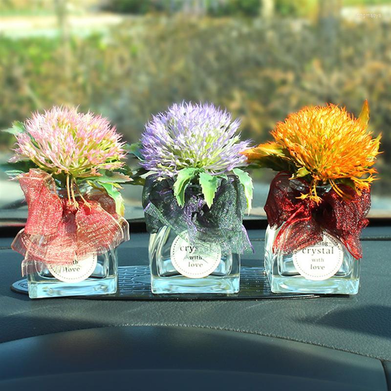 

Interior Decorations Artificial Plants Car Ornaments Fake Flower Auto Decoration Ornament Stylish Adornment For Vehicle