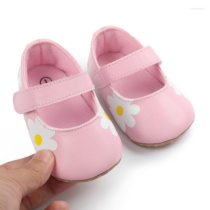 

First Walkers Fashion Autumn Toddler Baby Girls Boys Casual Shoes Crib Leather Floral Slip On -18M, Blue