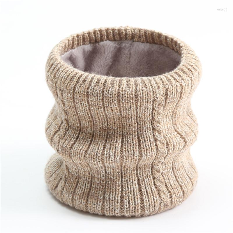 

Scarves Women Knitted Scarf Fashion Cashmere-Like Lady Winter Snood Warm Wool Fur Thick Unisex Neck Foulard Ring 2023 J11