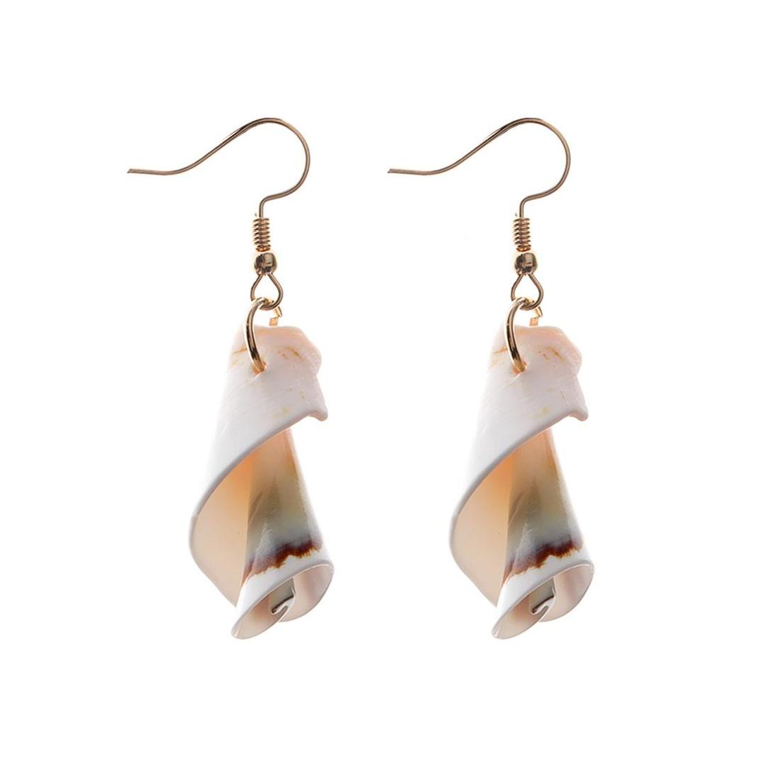 

Dangle Chandelier Bohemian Elegant Gold Beach Shell Earring Love Heart Earrings For Women Summer Jewelry Drop Delivery Ota1K