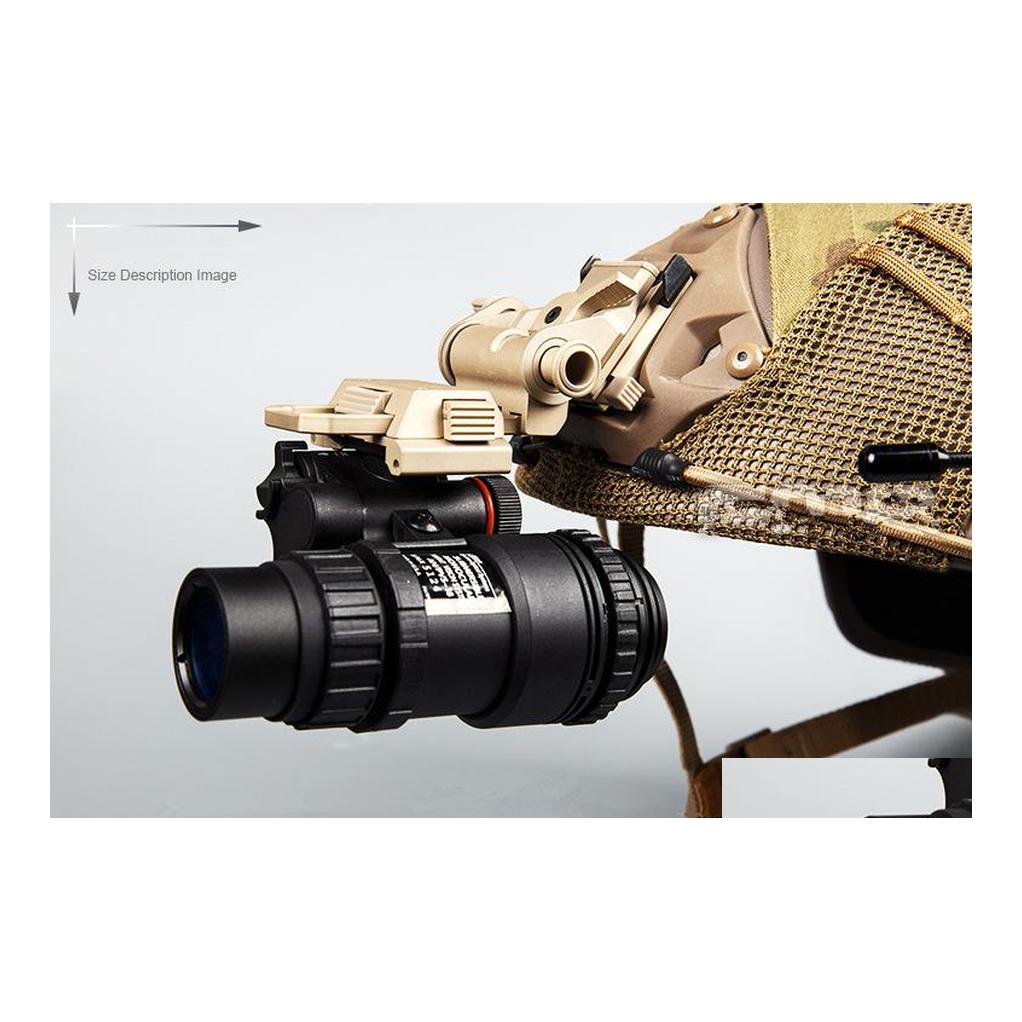 

Scopes Pvs18 Night Sight Vision Monocar/Binocars Dummy Version Helmet Accessory 11 Real Metal 1206 Drop Delivery Tactical Gear Access Dh1Ch, Black