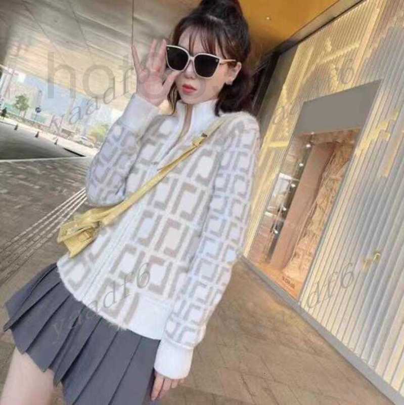 

Women' Sweaters Designer Autumn new original brand women sweater classic printed letters cardigan zipper collar long sleeve cashmere top PAFJ, 111