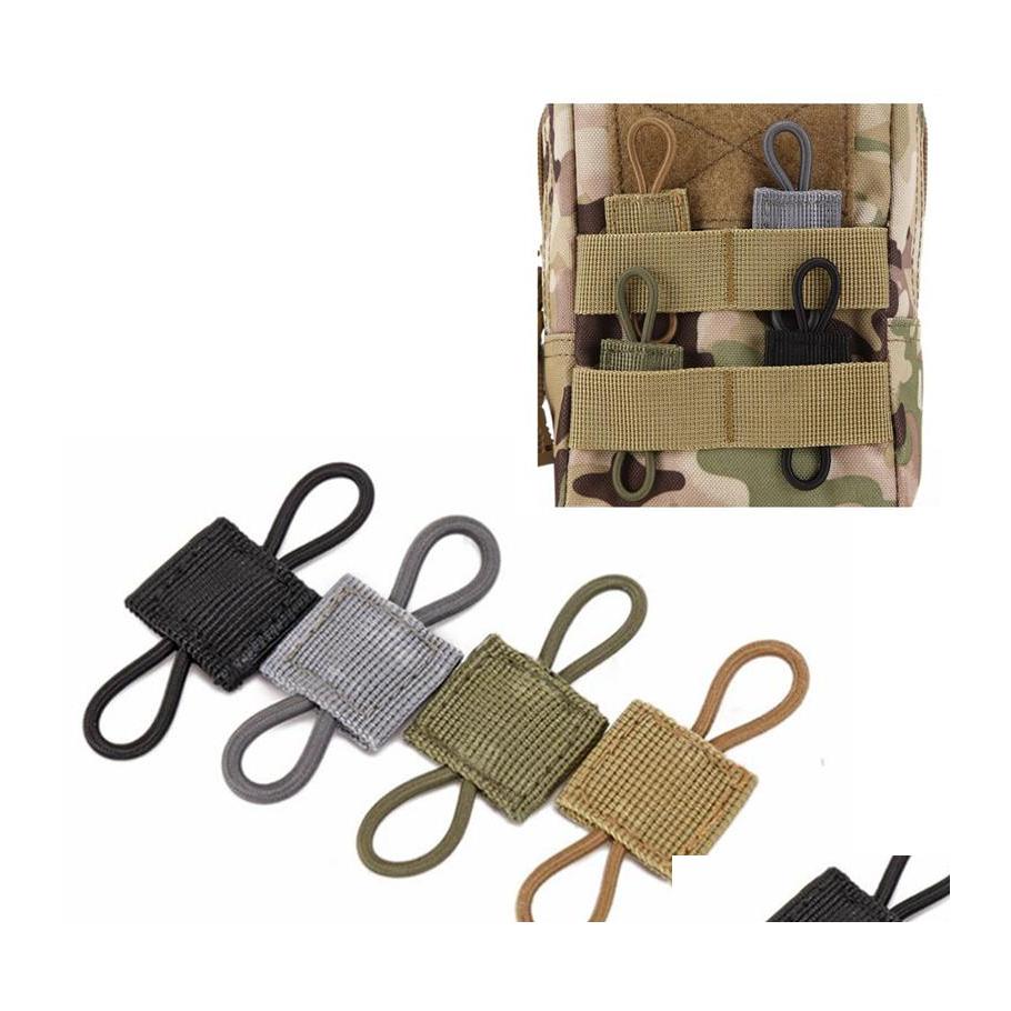 

Others Tactical Accessories Ar 15 Vest Molle System Elastic Sling Adapter Buckle Ptt Fixed Strap For Hunting Cam Airsoft Drop Deliver Dhz5H, Color