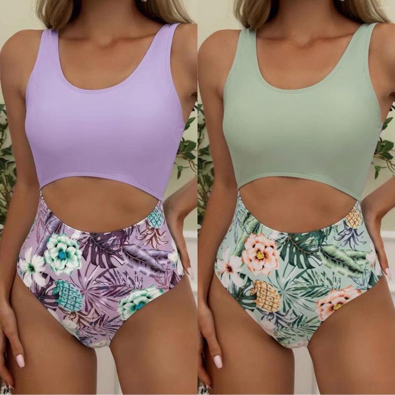 

Women' Swimwear Womens Large Sexy Swimsuit Set Solid Color Print Fashion Women Swimsuits Two Piece Shorts And Stripes Bikini Top, Green