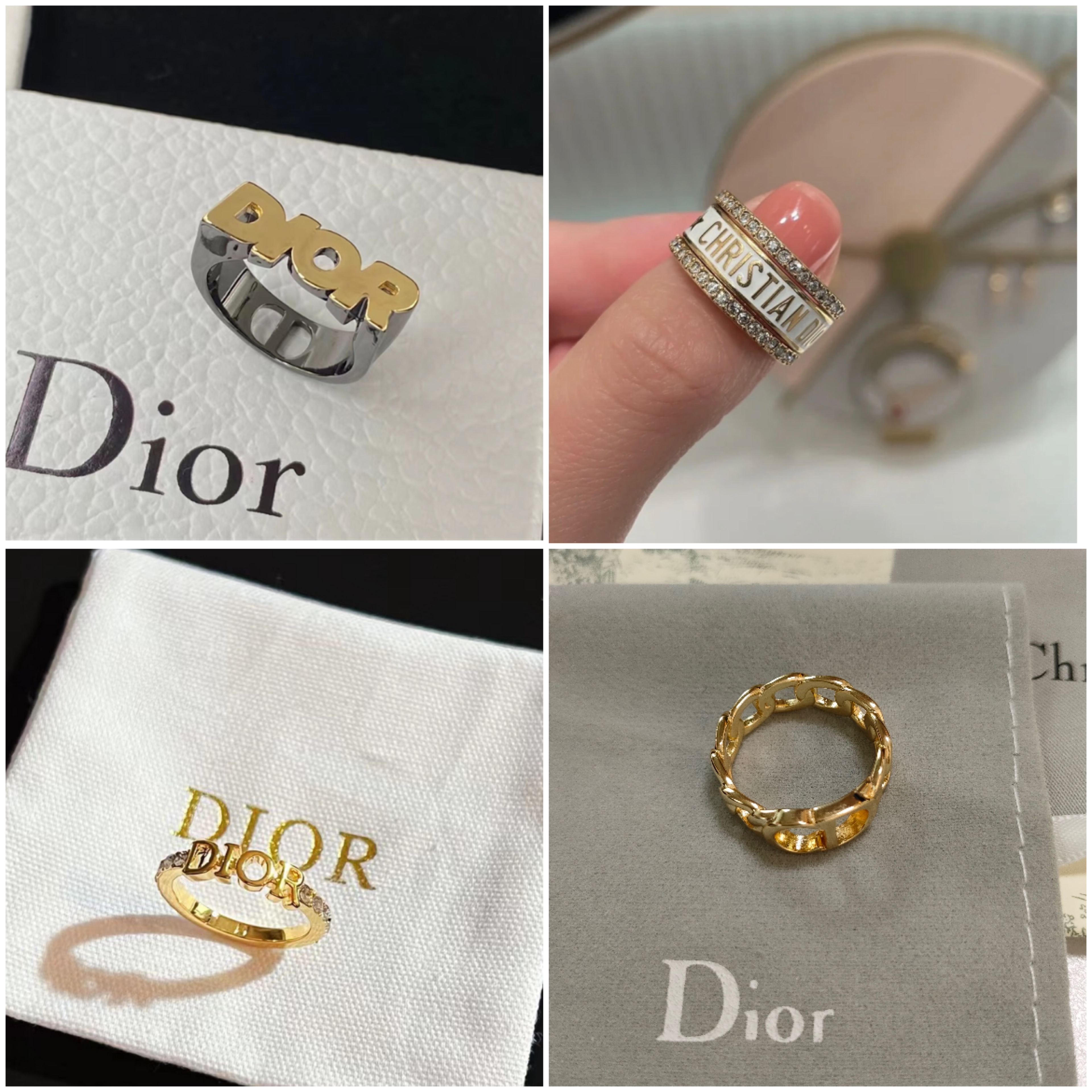 

Dupe DI-OR Rings for Men Women Fashion Accessories Size 6-8