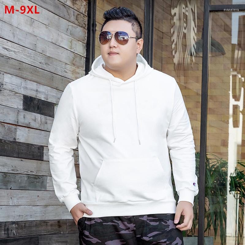 

Men's Hoodies Autumn Men Sweatshirt White Hoodie 2023 Oversized Black Red Male Tops Plus Size 6XL 7XL 8XL 9XL Spring Loose Hat Pullover, Red color