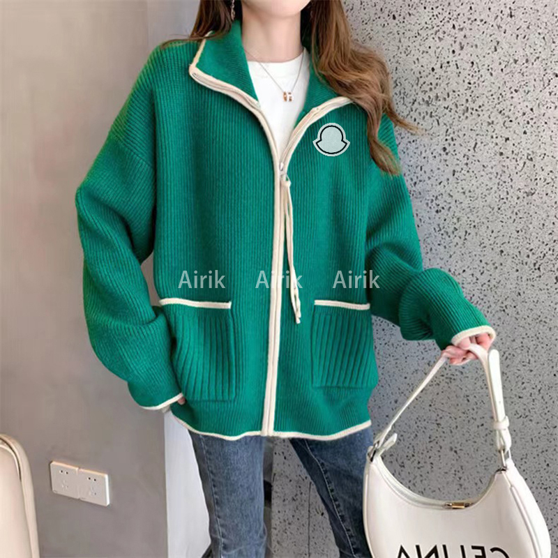 

Women's jacket, denim jacket, women's button letter, autumn style, women's designer clip, fashionable, foreign style, zipper, loose sweater, cardigan trend