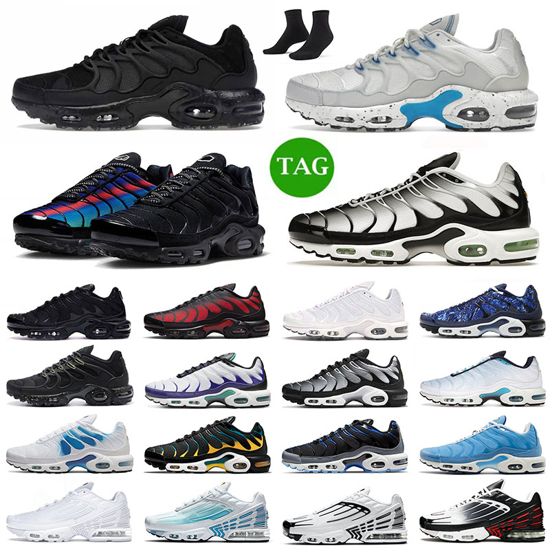 

Designer tn plus running shoes men terrascape tns 3 Unity errascape Black Lime Triple Black White Laser Blue Silver Blue Womens Mens Sports Trainers Shoe, A10 40-46 black white with black
