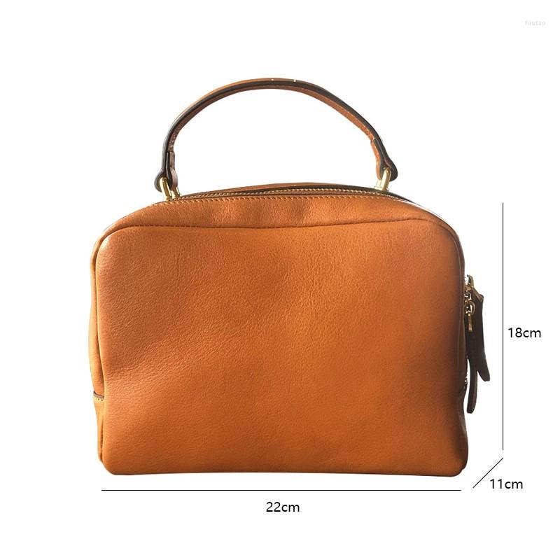 

Evening Bags YourSeason Genuine Leather Casual Ladies Versatile Simple Shoulder Bag Solid Color Female Natural Soft Cowhide Handbags, Black