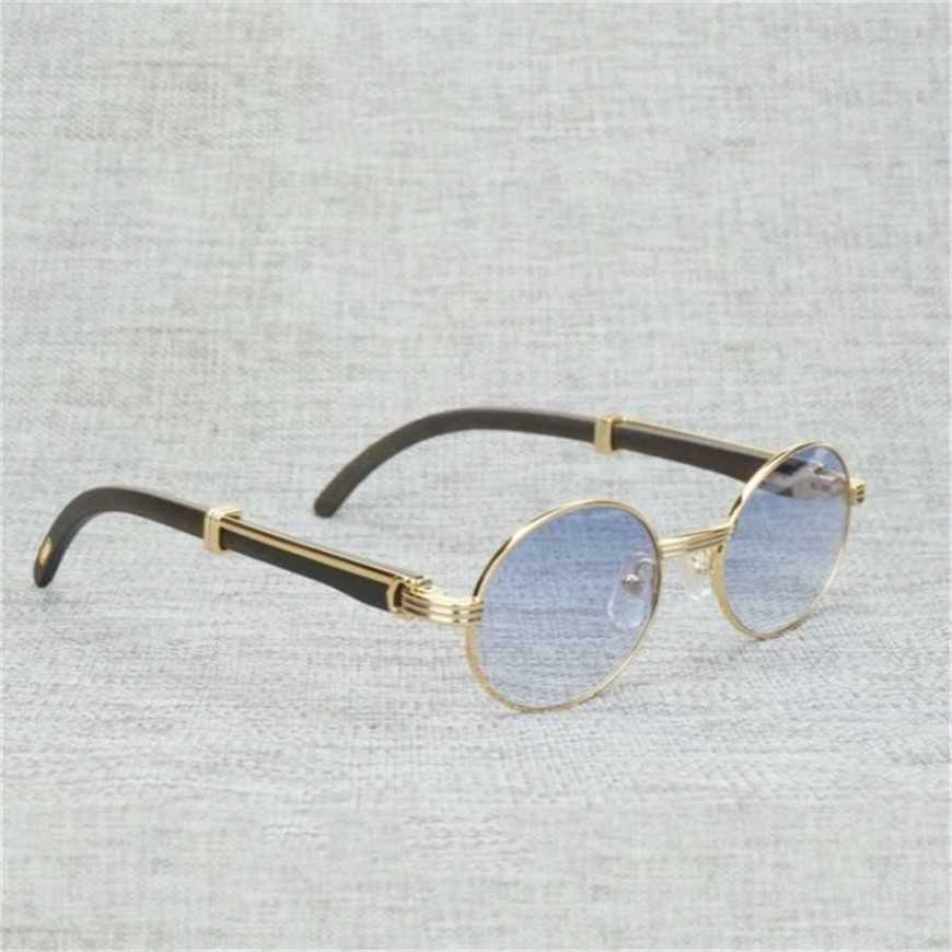

30% OFF 2023 Natural Wooden Men Black Buffalo Horn Clear Women For Club Driving Shades Wood Round Gafas Oculos Goggles