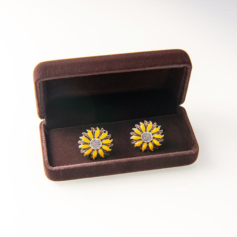 

Jewelry Pouches High Quality Flocking Cufflinks Box Wholesale Velvet Presentation Cases Boxes For Cuff Links Gift Packaging & Display