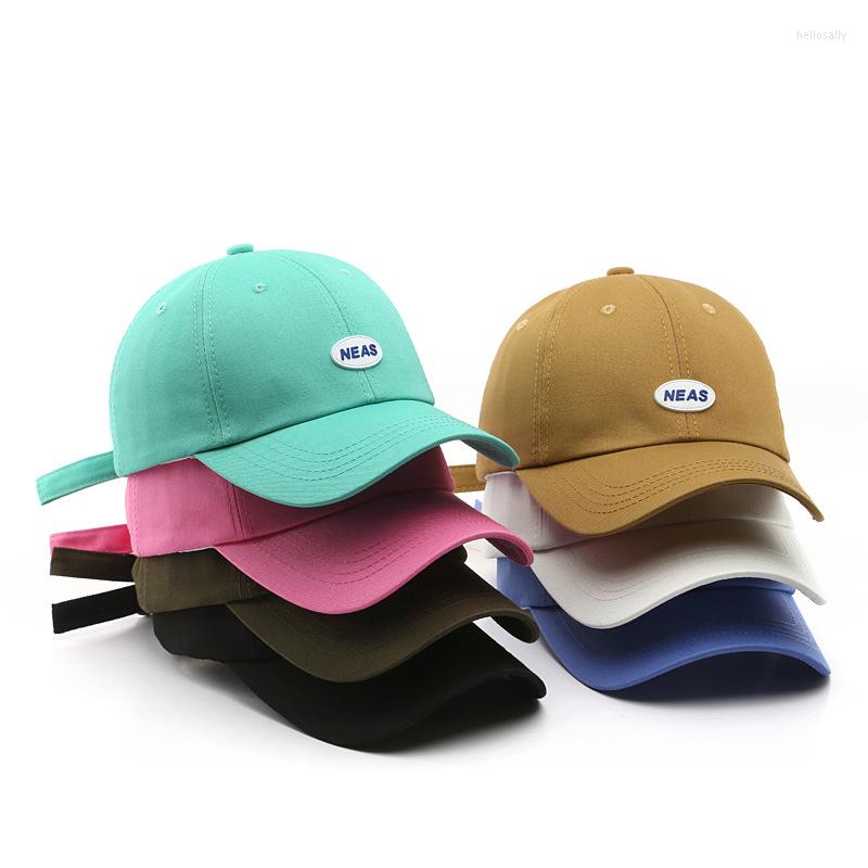 

Ball Caps Fashion British Style Letter Label Baseball Cap Outdoor Trendy Female Sunscreen Sun Hat Men's