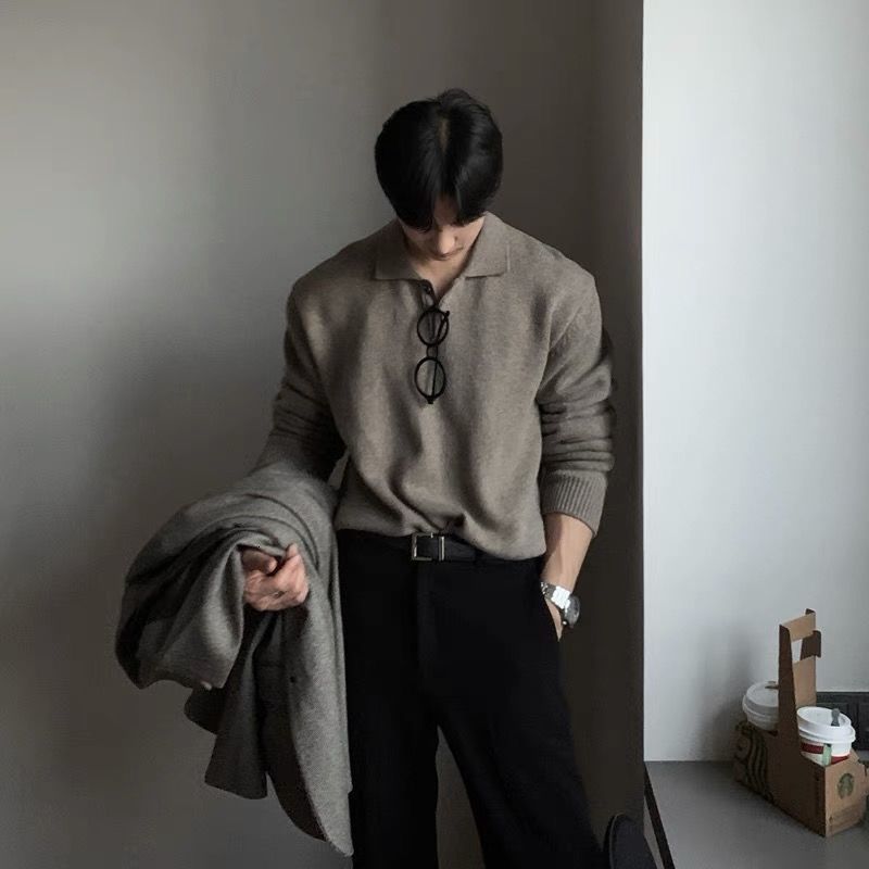 

Men's Sweaters Autumn Winter Knitted Sweater Business Casual Fashion Solid Color High Quality Slim Pullovers Male Brand L90 230203, Heise