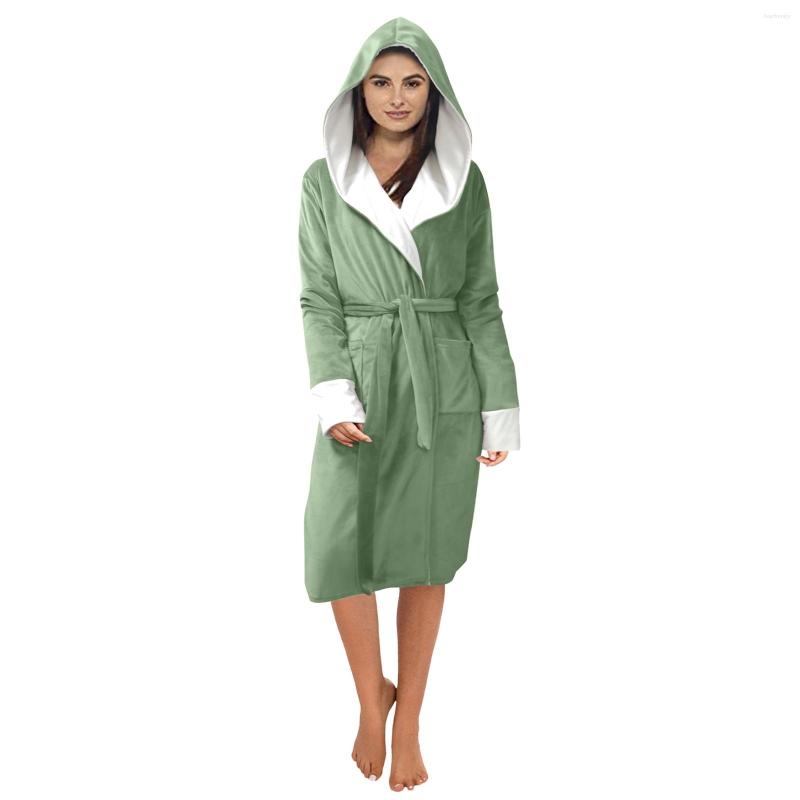 

Ethnic Clothing Fleece Collar Jacket Women Extra Warm Winter Coats Bathrobe H Lengthened Shawl Home Clothes