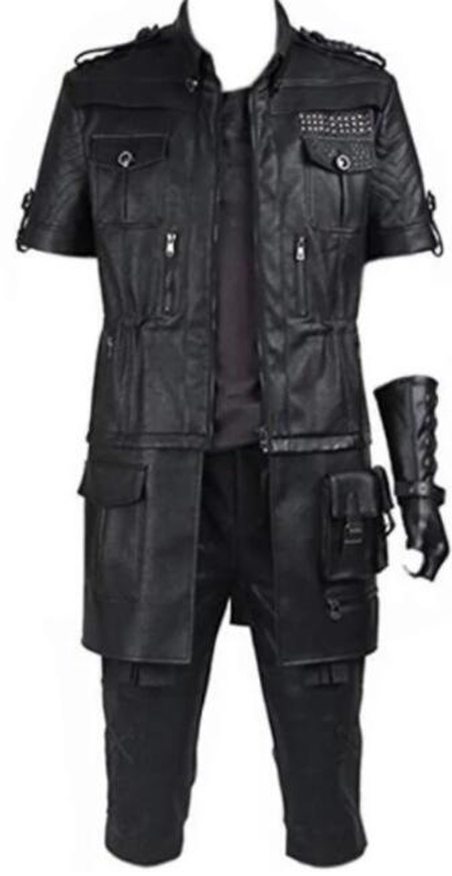 

Men's Jackets Outfit for Final Fantasy XV Noctis Lucis Caelum Cosplay uniform leather costume set outfit 230203, Mens set