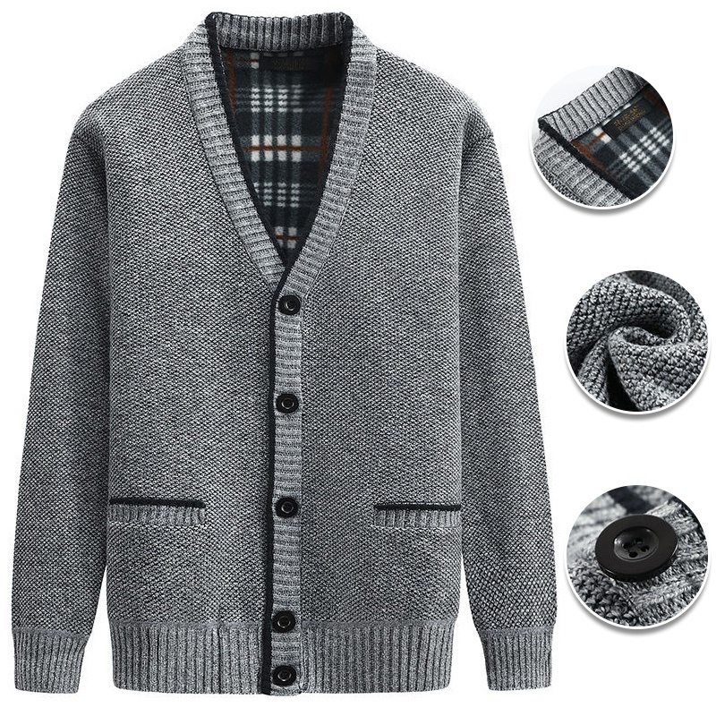 

Men's Sweaters Autumn and Winter Thick Warm Cardigan Jackets Casual Sweater Coats Men Clothing 230203, Asian size xl