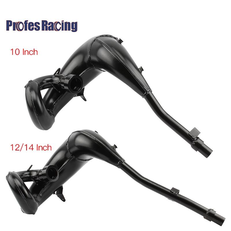

Motorcycle Exhaust System Pipe Muffler Black Fit For 50 Junior Senior Mini SX PRO LC SILVER Bicycle Bike Parts
