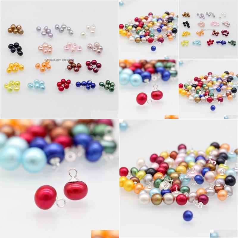 

Pendant Necklaces Women 925 Sterling Sier Pearl Freshwater Ctured Button With Ss Tail Love Wish Necklace Simple Jewelry For Party Dr Dhv7A