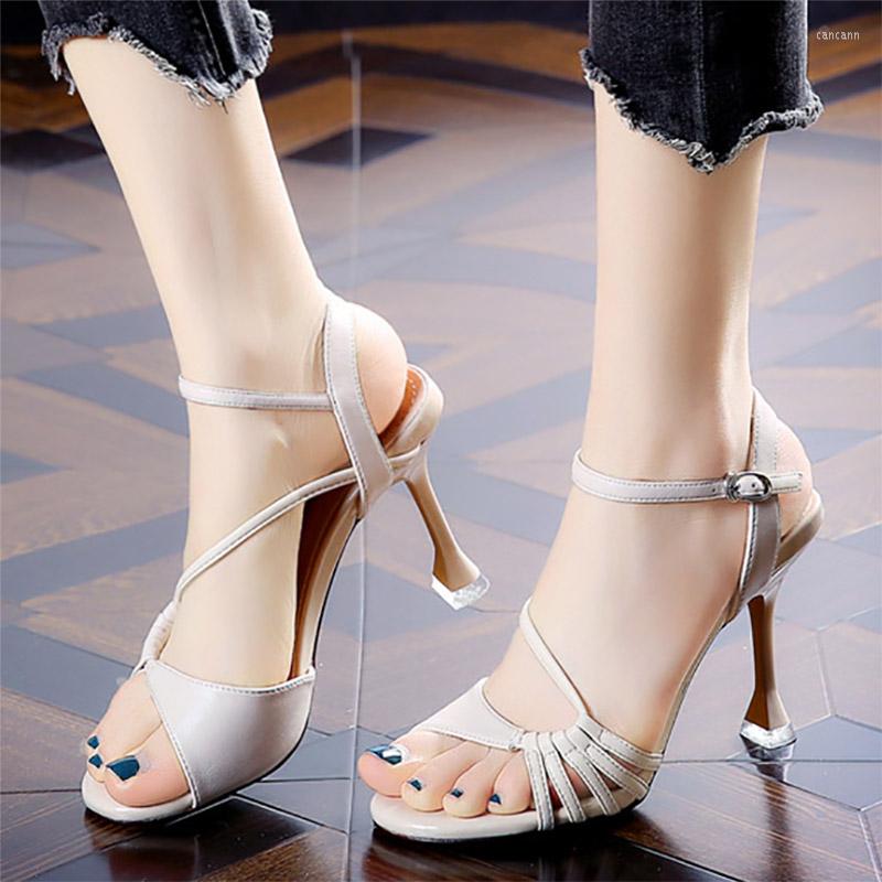 

Dress Shoes Women Sandals Sexy Heels Narrow Band High Thin Heeled Sandal 2023 Summer Sandalias Mujer 9556N, Black