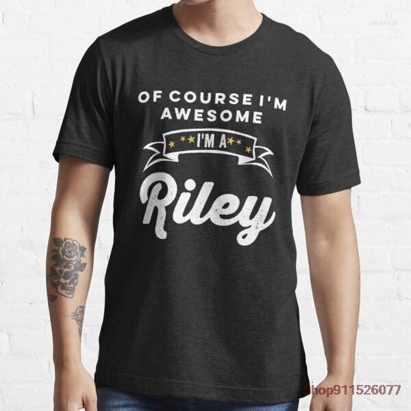 

Men' T Shirts Of Course Im Awesome A Riley Personalised Gift For Clown Shirt Men/women Printed Terror Fashion T-shirts, Mi001