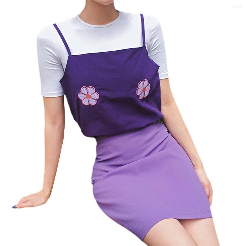 

Women's Tanks Sexy Floral Tank Tops Fashion Women T-shirts Vest T Shirts Summer Slim Crop Top Camisole, Purple
