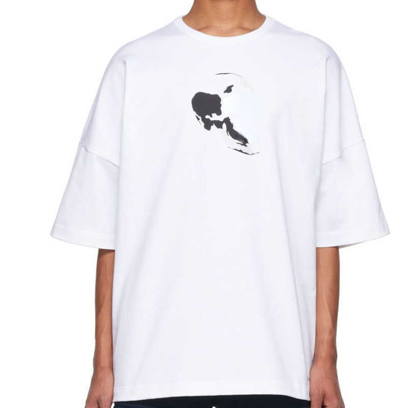 

Cotton t shirt Designer Hoodie Men Skull Print Fashion Sweater Ladies Sweatshirt Round Neck Pullover Loose Breathable Casual Long Sleeve Shirt Short Sleeve Jacket, White