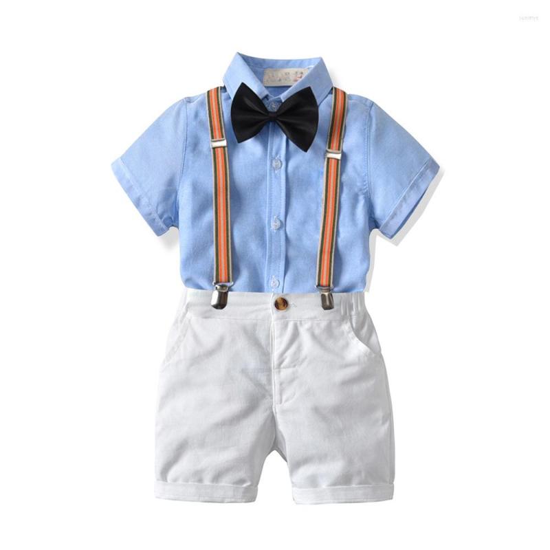 

Clothing Sets 1-7 Years Boys Clothes Children Short Sleeve Shirt Shorts Solid Sky Blue Kids Toddler Boy, Sky blue clothes