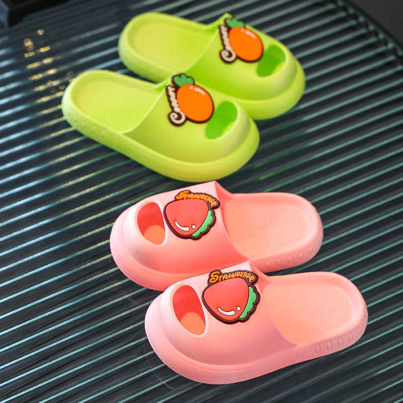 

Slipper Kids Baby Girls House Shoes Summer Outdoor Cute Slippers Child Slides Beach Pantunflas Para Chaussure Enfant Fille 0203, Orange