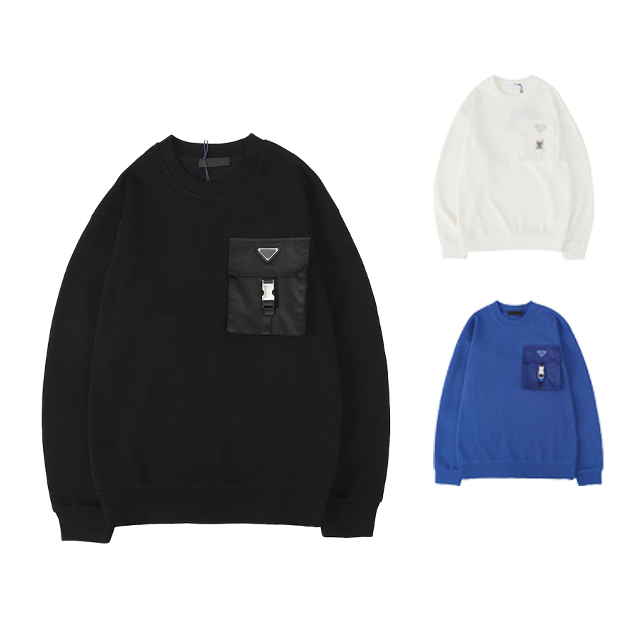 Designer Mens chandails de mode Triangle femmes Vêtements de coffre de poitrine pull à sweat à sweat décontracté 3 couleurs