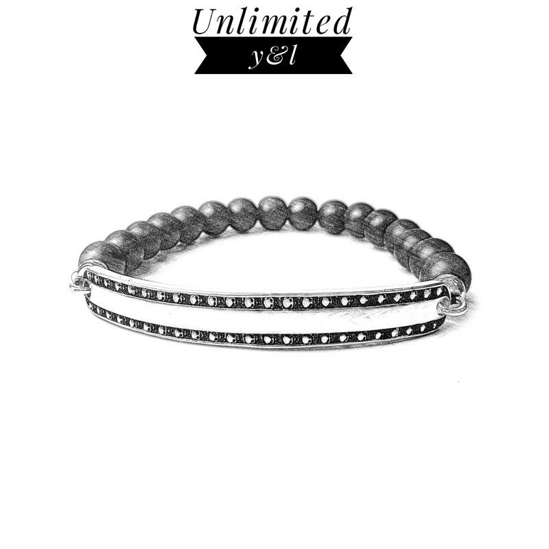 

Strand Obsidian Bracelets For Men Women Black Beads 925 Sterling Silver Fashion Jewelry Accessories Gifts Beaded Strands