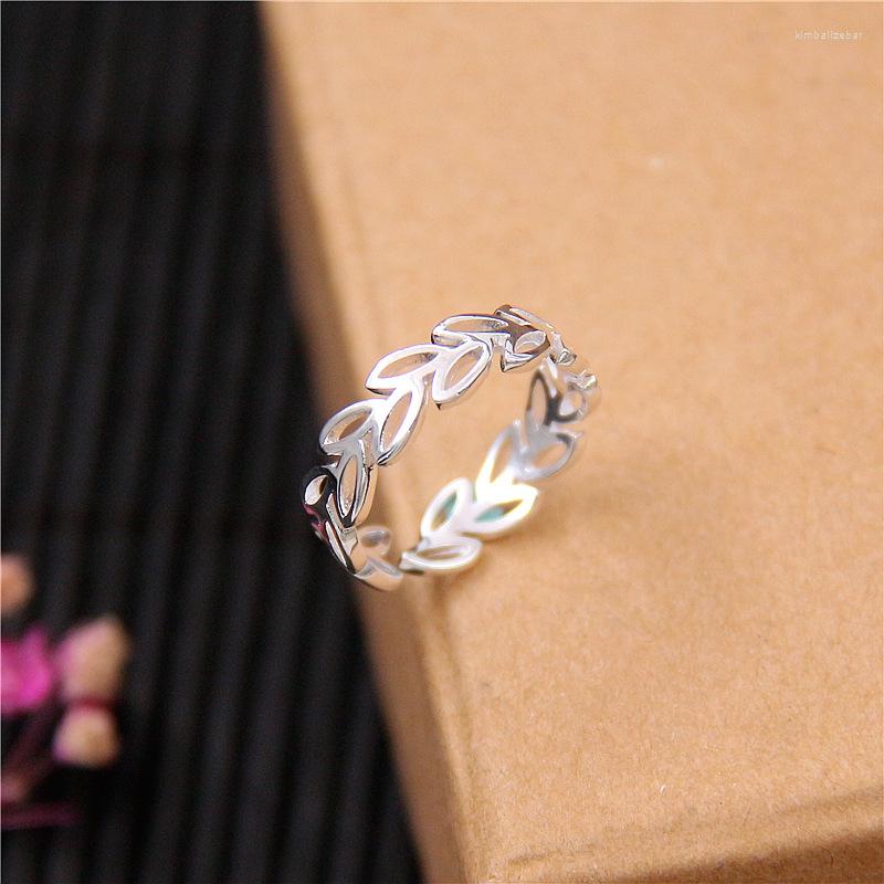

Wedding Rings Bohemian Ethnic Leaf For Women Bridal Vintage Finger Christmas Gifts