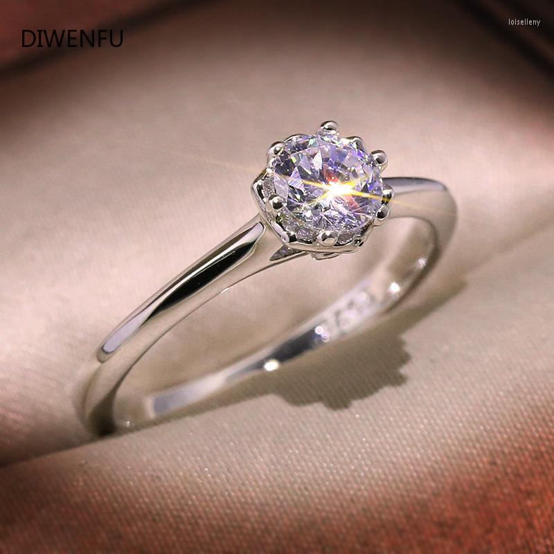 

Cluster Rings S925 Silver Nose Woman Real Diamond Love Couple Engagement 2023 Jewelry Luxury Silicone Wedding For Women