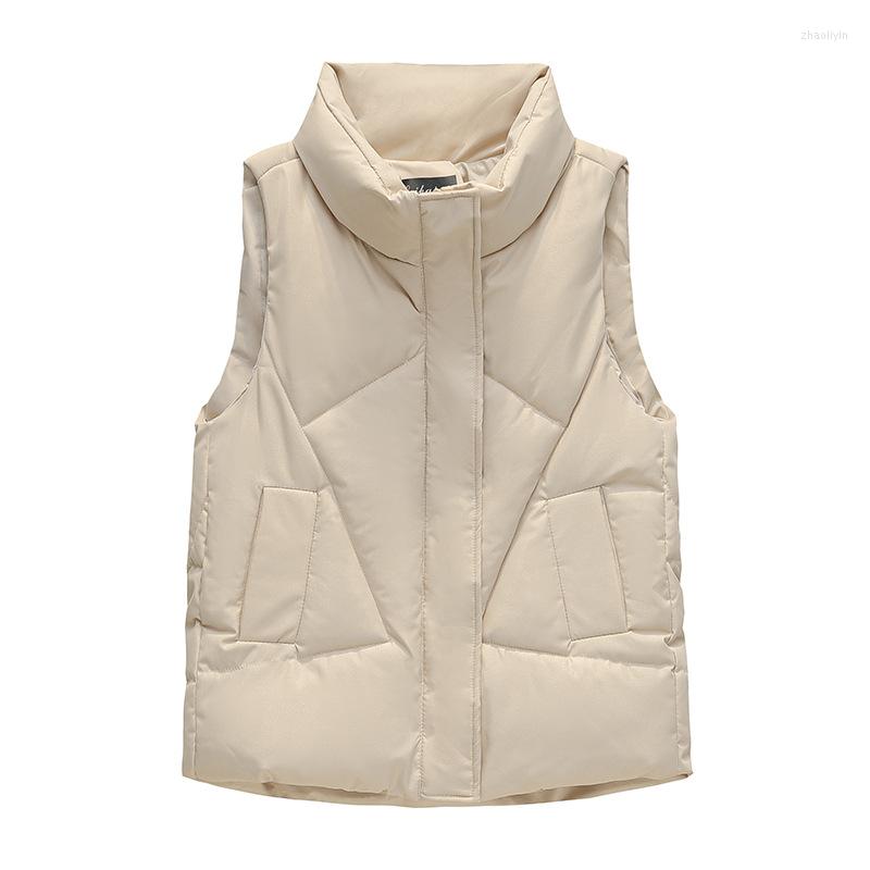 

Women's Vests 2023 Spring And Autumn Large Size Fashion Jacket Down Cotton Vest Winter Thickened Bread Clothes For, Black