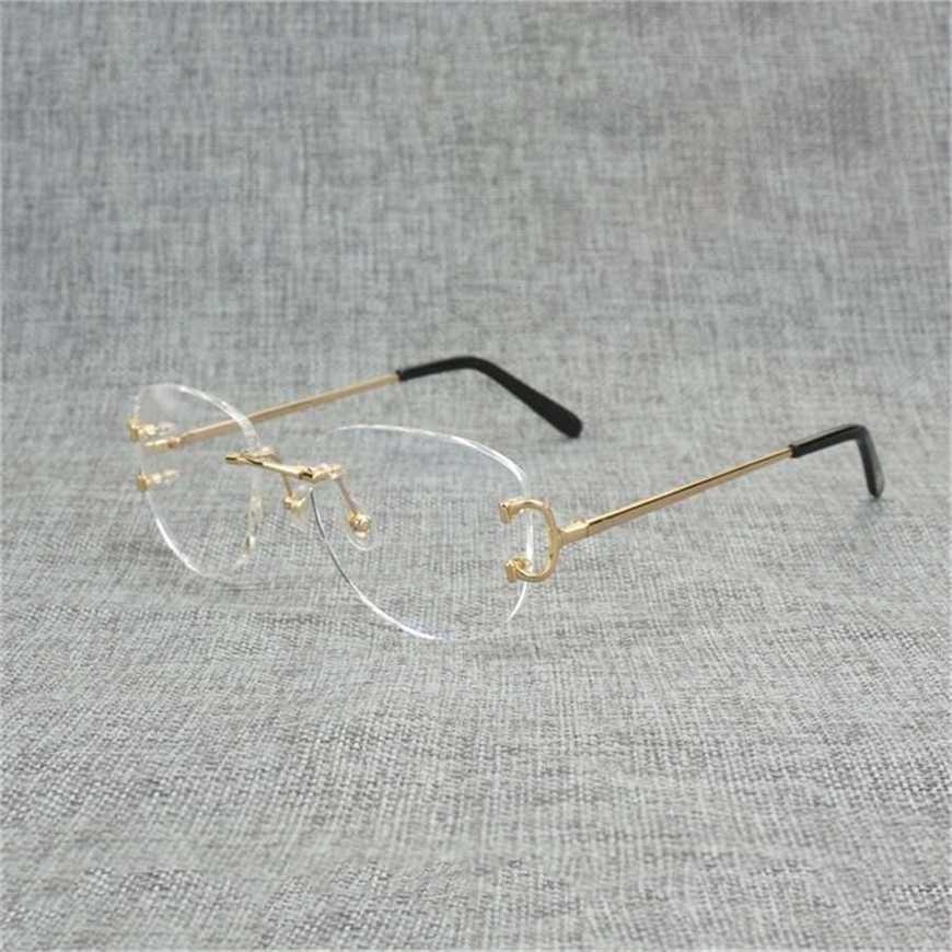 

30% OFF 2023 All-match Finger Random Square Clear Glass Men Oval Wire Optical Metals Frame Oversize Eyewear Women For Eye Reading