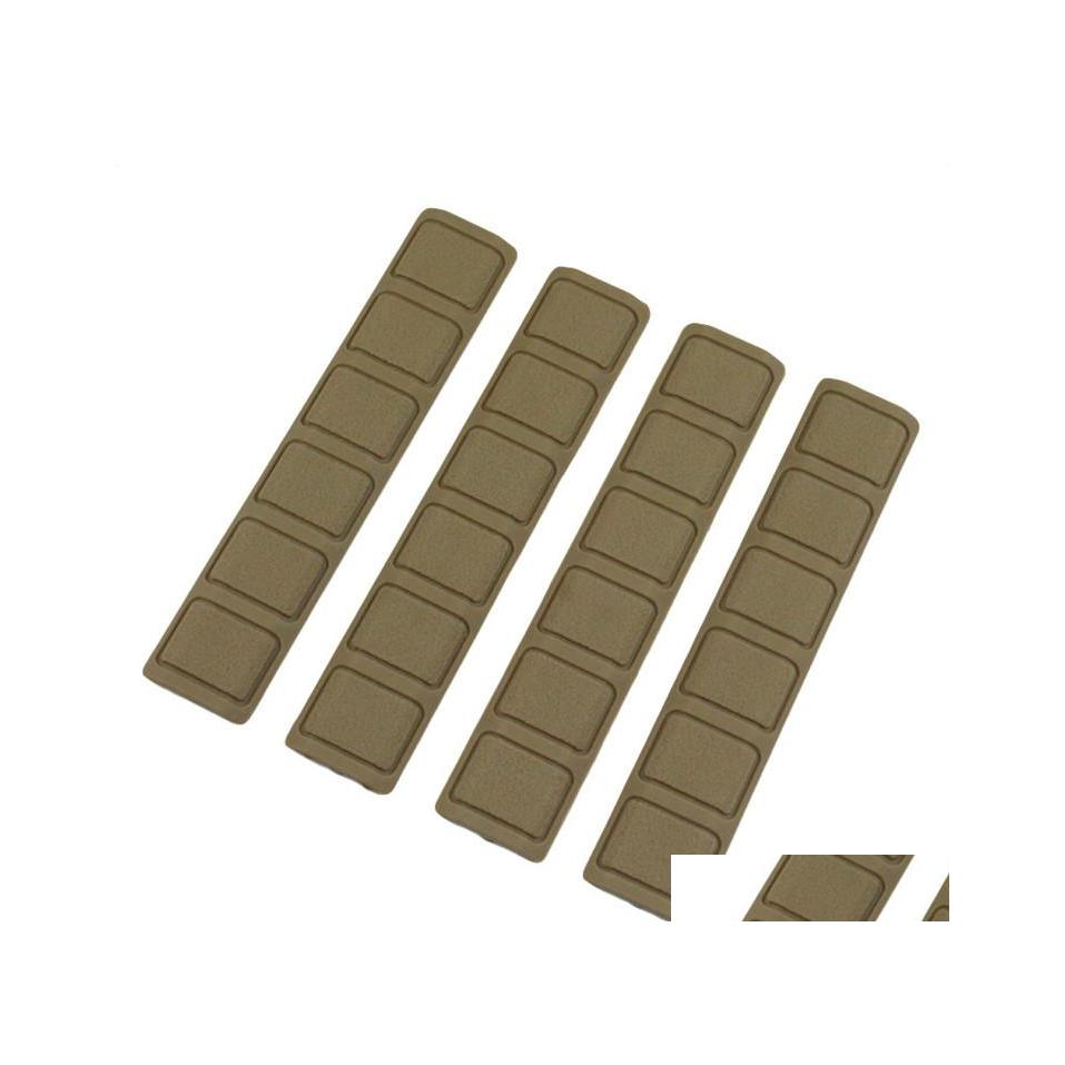 

Tactical Accessories 4Pcs Rubber Soft Anti Slip Rail Er Handguard Picatinny Sections Keymod Drop Delivery Sports Outdoors Hunting Dhfxd