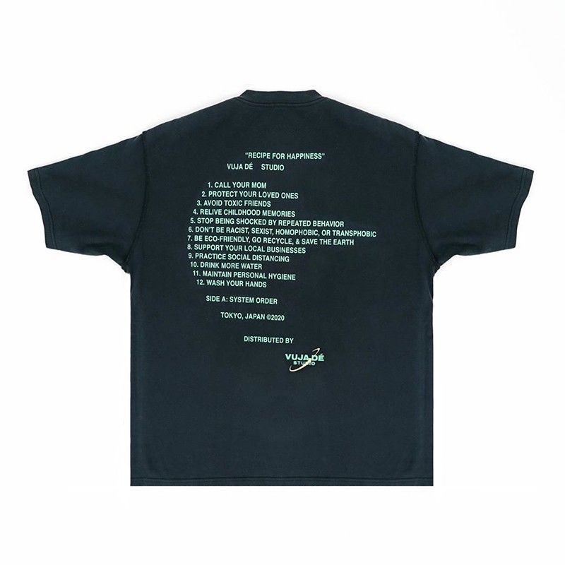 

Mens and Women T Shirt Slogan Letter Printing Couples Loose Casual Short Sleeved Cotton Round Neck, White
