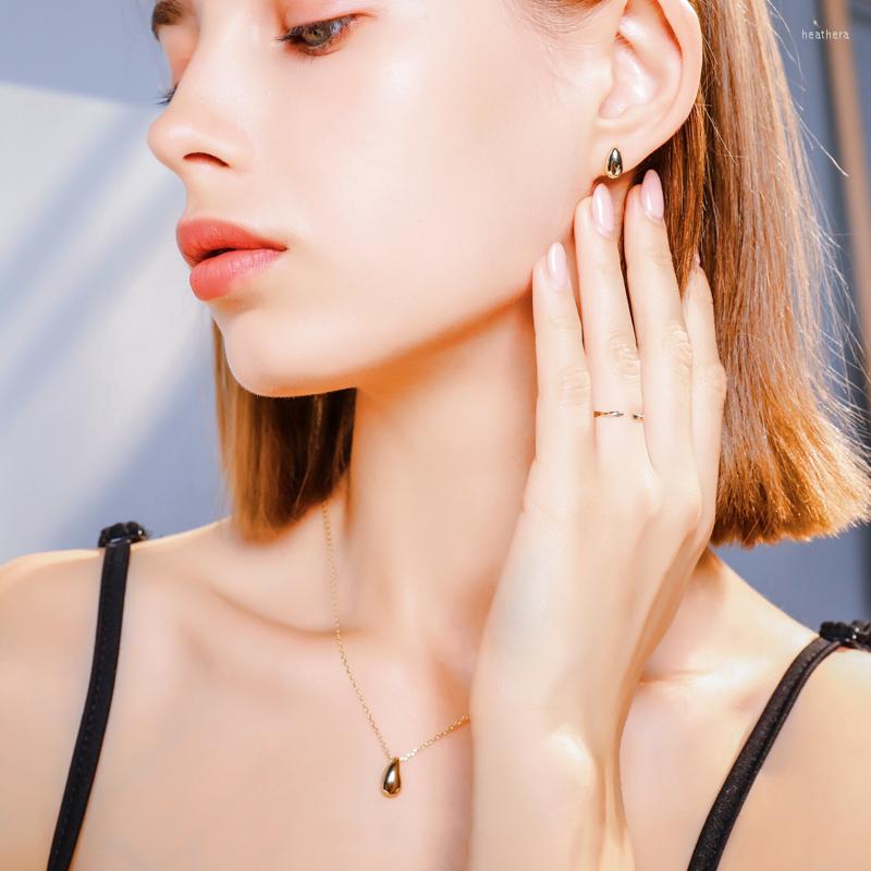

Choker Arrived Necklace Women Fashion Simple Water Drop Shape Style Party Gift Pendant