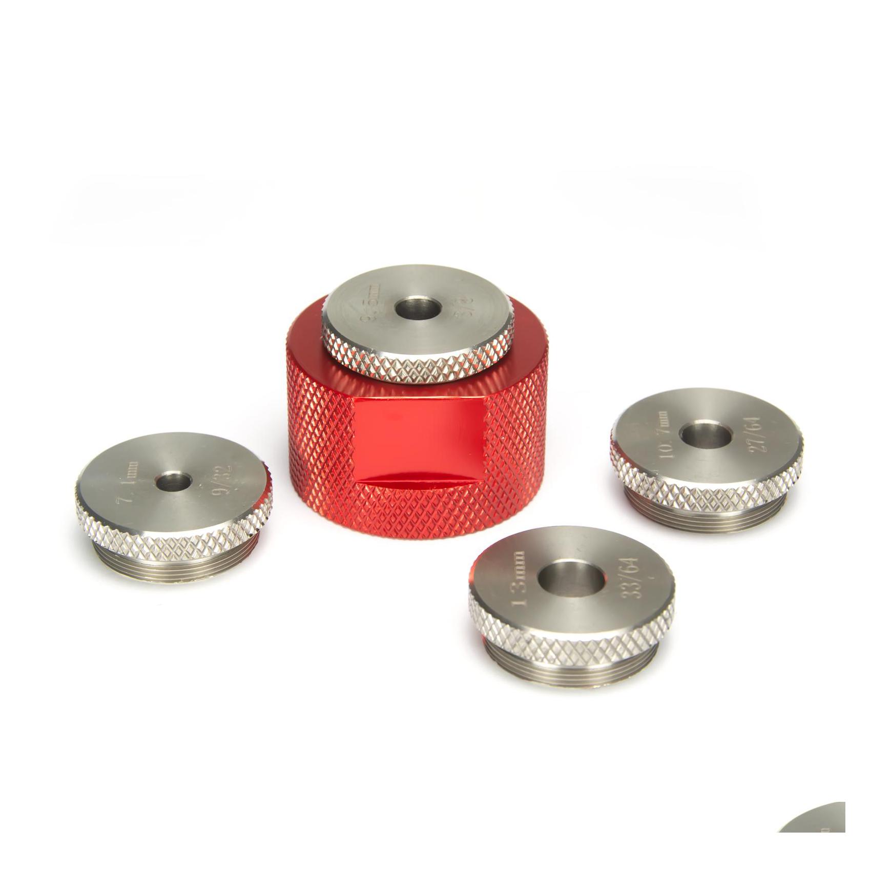 

Fuel Filter Baffle Cone Cups Guide Drill Jig Fixture For Modar Soent Trap Mst Standard 1.375X24 Cup End Cap .22 To .45 Drop Delivery Dhf6V