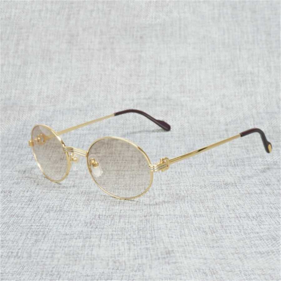 

36% OFF 2023 All-match Vintage Round Metals Frame Retro Shades For Driving Clear reading Eyewear 008