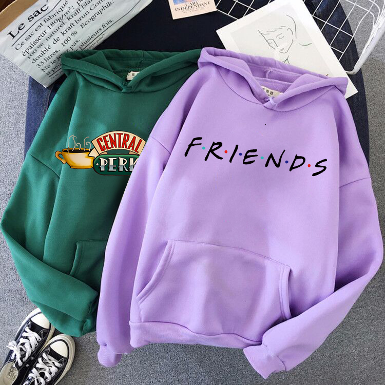 

Women's Hoodies Sweatshirts Friends Tv Show Harajuku Funny Cartoon Women Ullzang Graphic 90s Sweatshirt Vintage Anime Hoody Female 230203, Kong