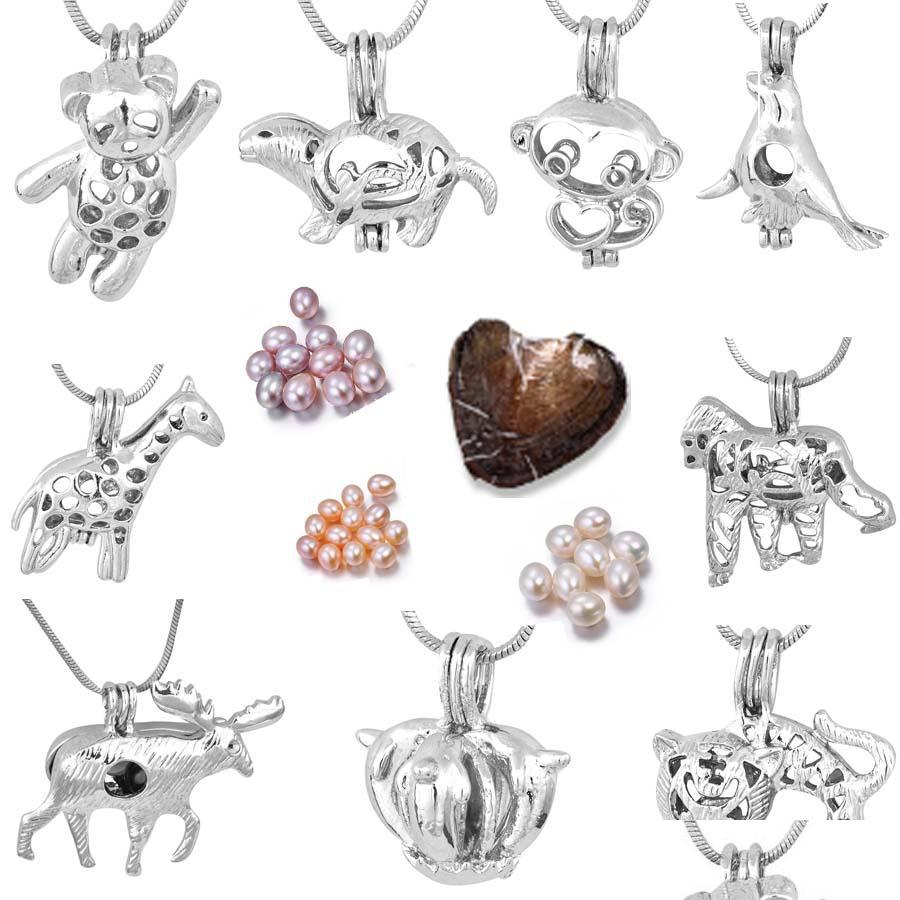 

Pendant Necklaces Sale New Style Pearl Cage Sea Dog/Monkey/Giraffe/Tiger/Chimpanzee/Deer Animal Shape Fashion Jewelry Necklaceaddoys Dhosl