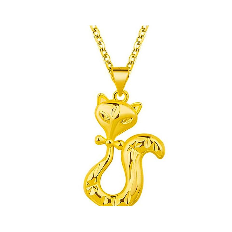 

Pendant Necklaces Gold Plated Pendants With Water Wave Copper 24K Jewelry Charm Necklace Ladies Drop Delivery Dhgne
