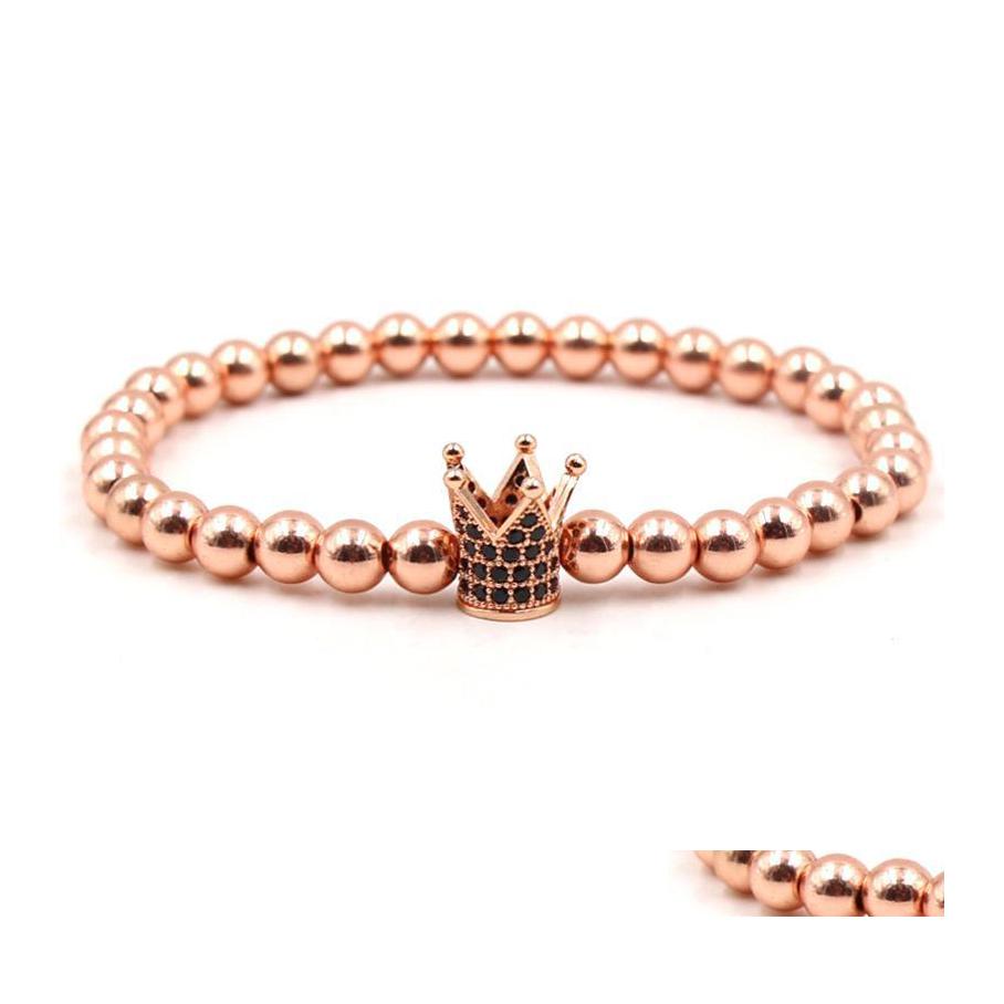 

Charm Bracelets Cz Zircon Cubic Micro Pave Rame Bracelet Pseira Feminina Copper Bead Luckyhat Drop Delivery Jewelry Dhlm1